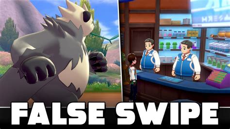 The user switches places with a party <strong>Pokémon</strong> in waiting, if any. . False swipe pokemon sword